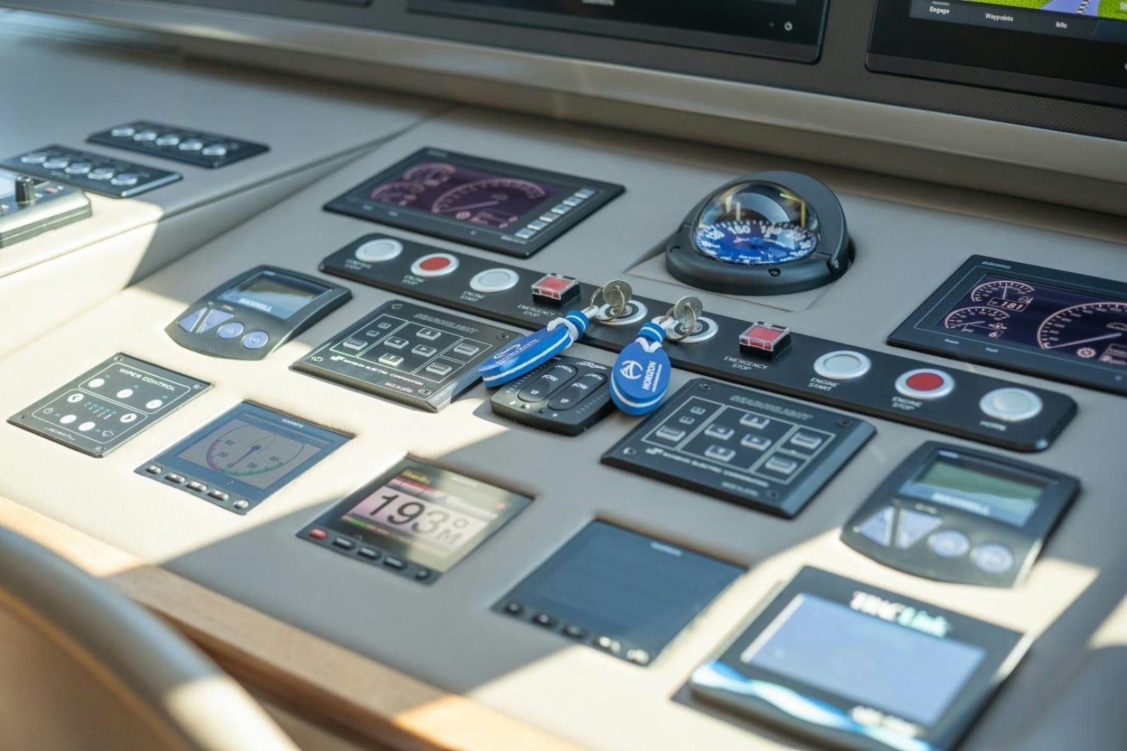 a group of cell phones aboard TI AMO Yacht for Sale