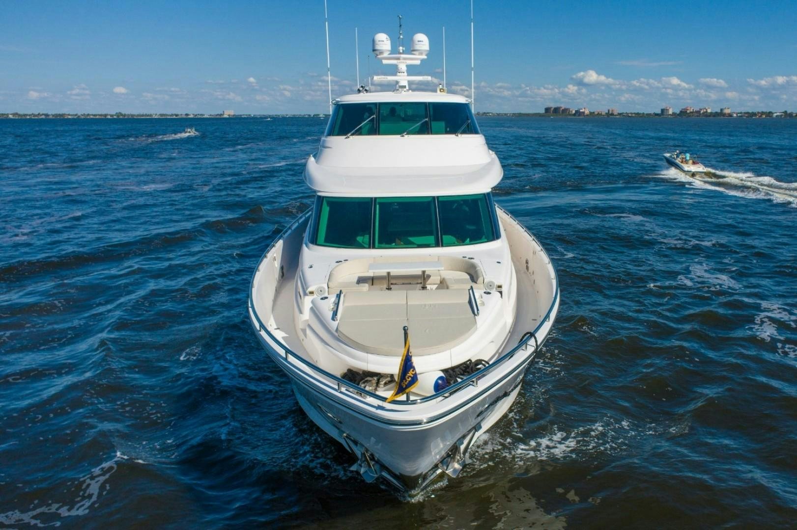 a boat in the water aboard TI AMO Yacht for Sale