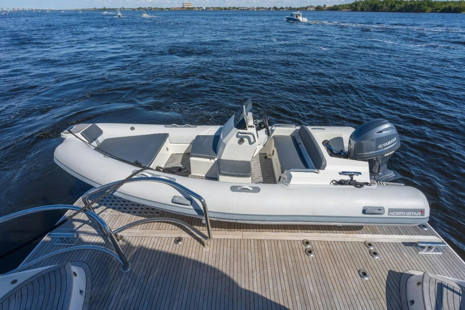 a boat on the water aboard TI AMO Yacht for Sale