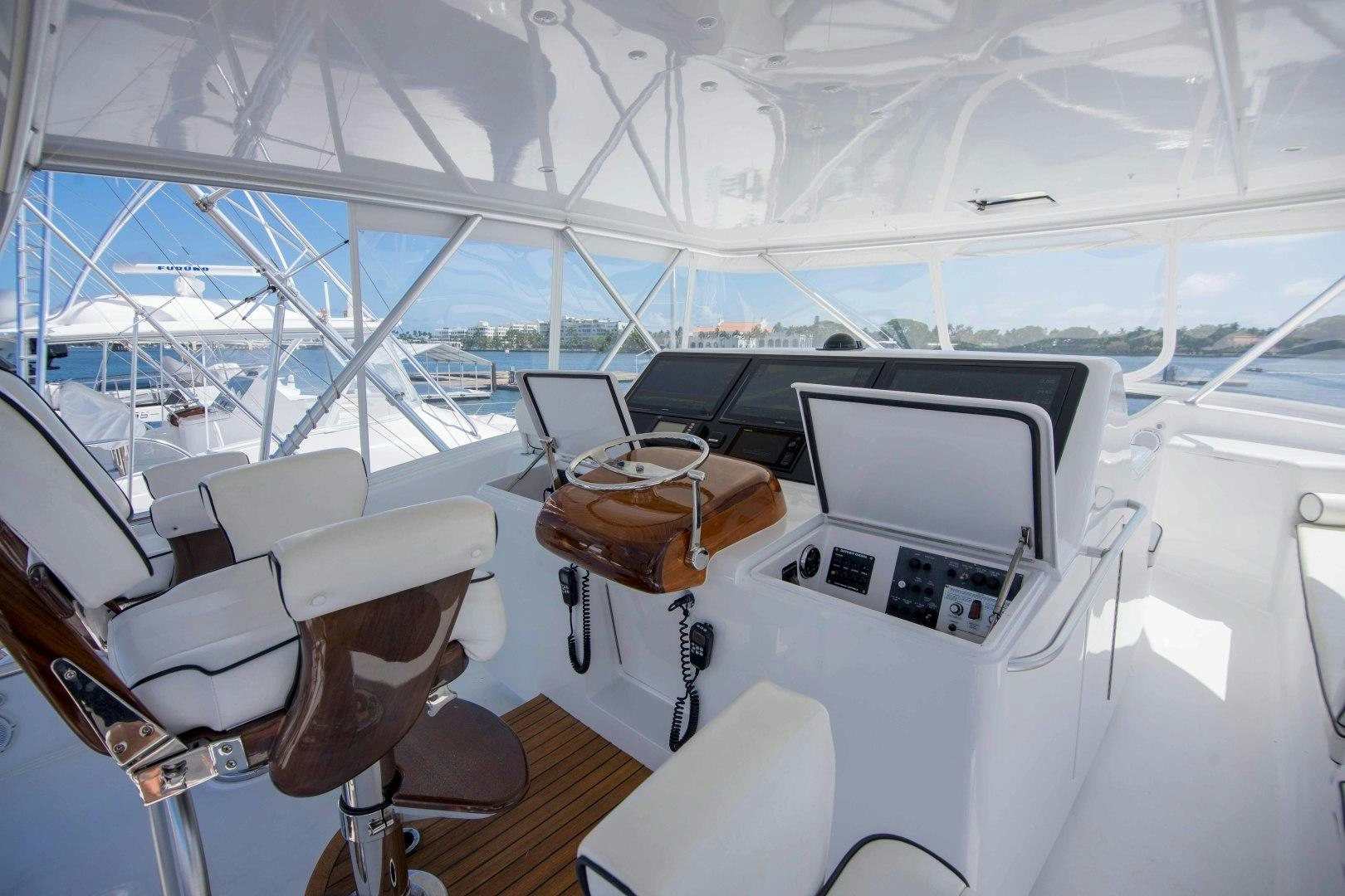 inside of a boat aboard LUNA Yacht for Sale