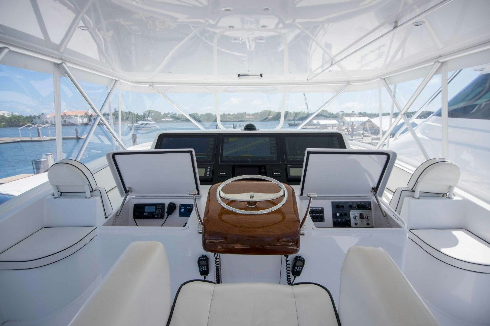 inside of a boat aboard LUNA Yacht for Sale