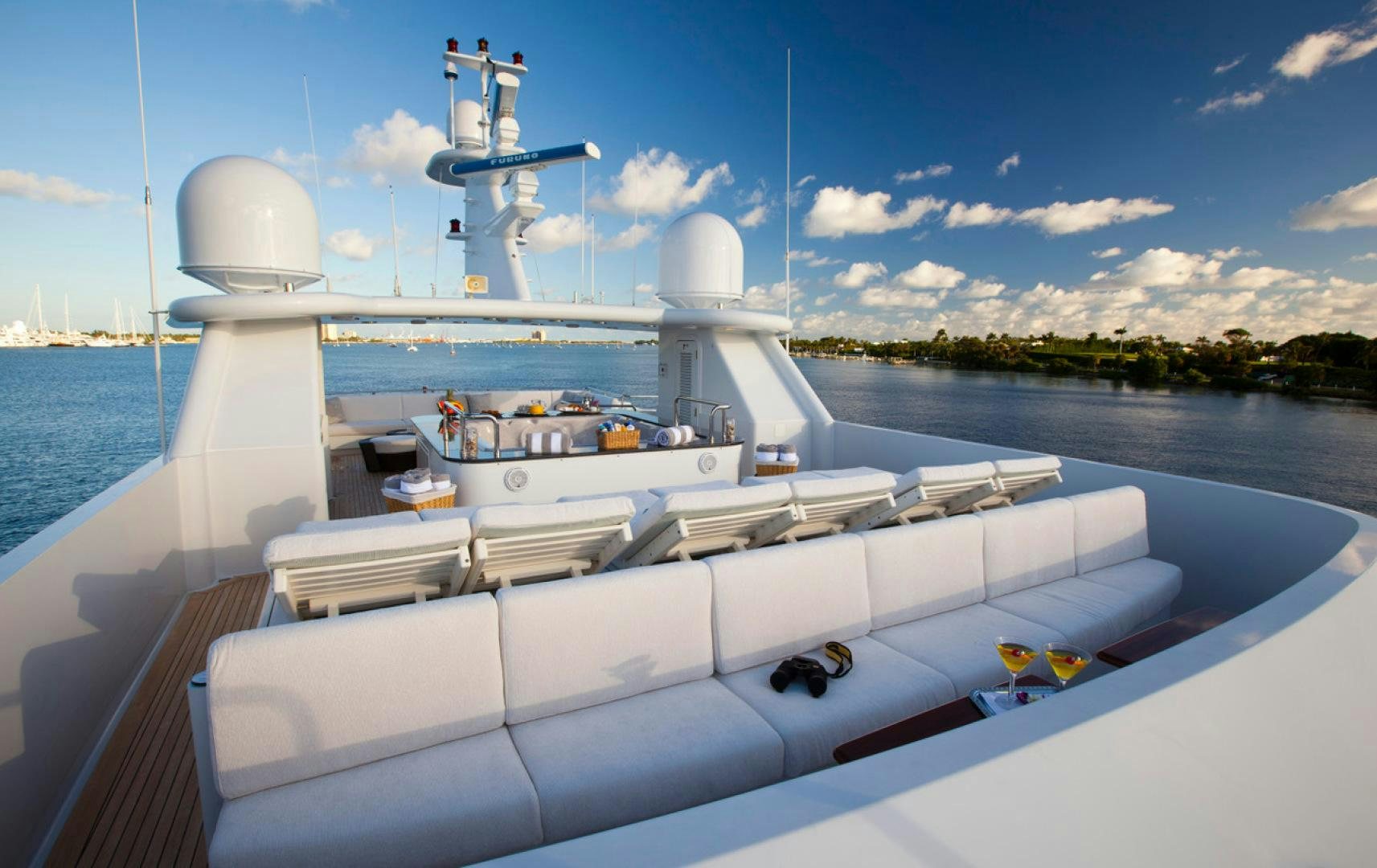 a boat on the water aboard LEVERAGE Yacht for Sale