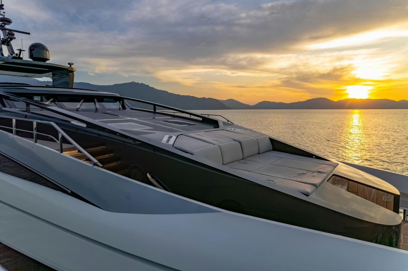 a boat on the water aboard LA VIE Yacht for Sale