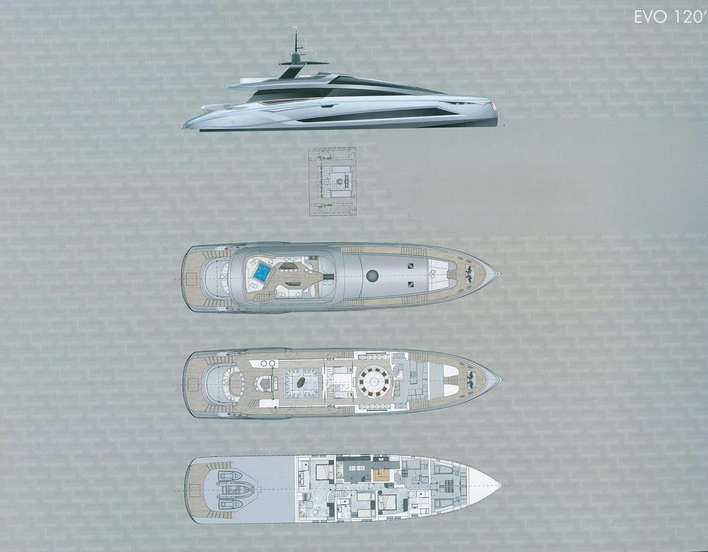 a couple of rectangular electronic devices aboard LA VIE Yacht for Sale