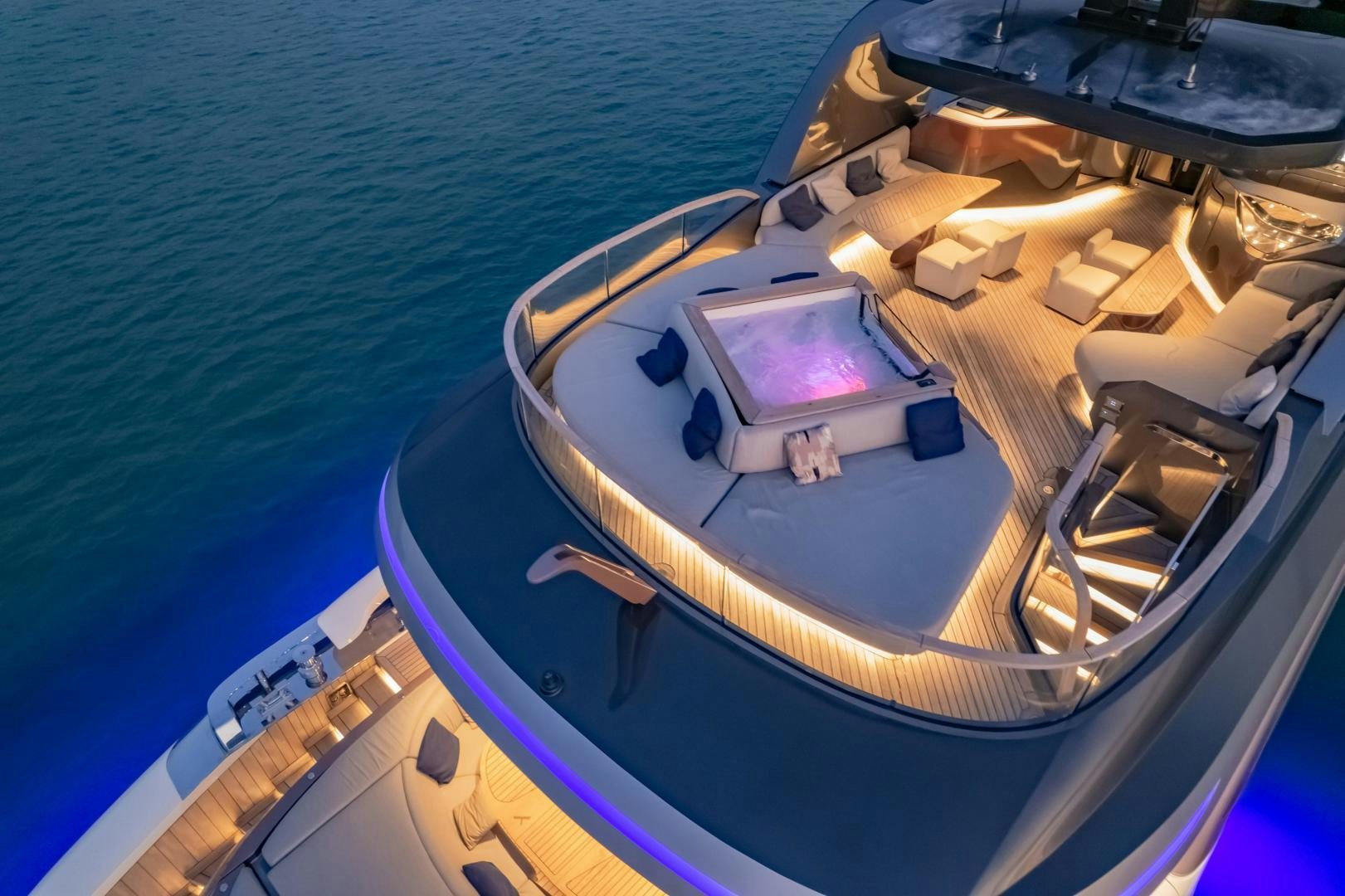 a boat on the water aboard LA VIE Yacht for Sale