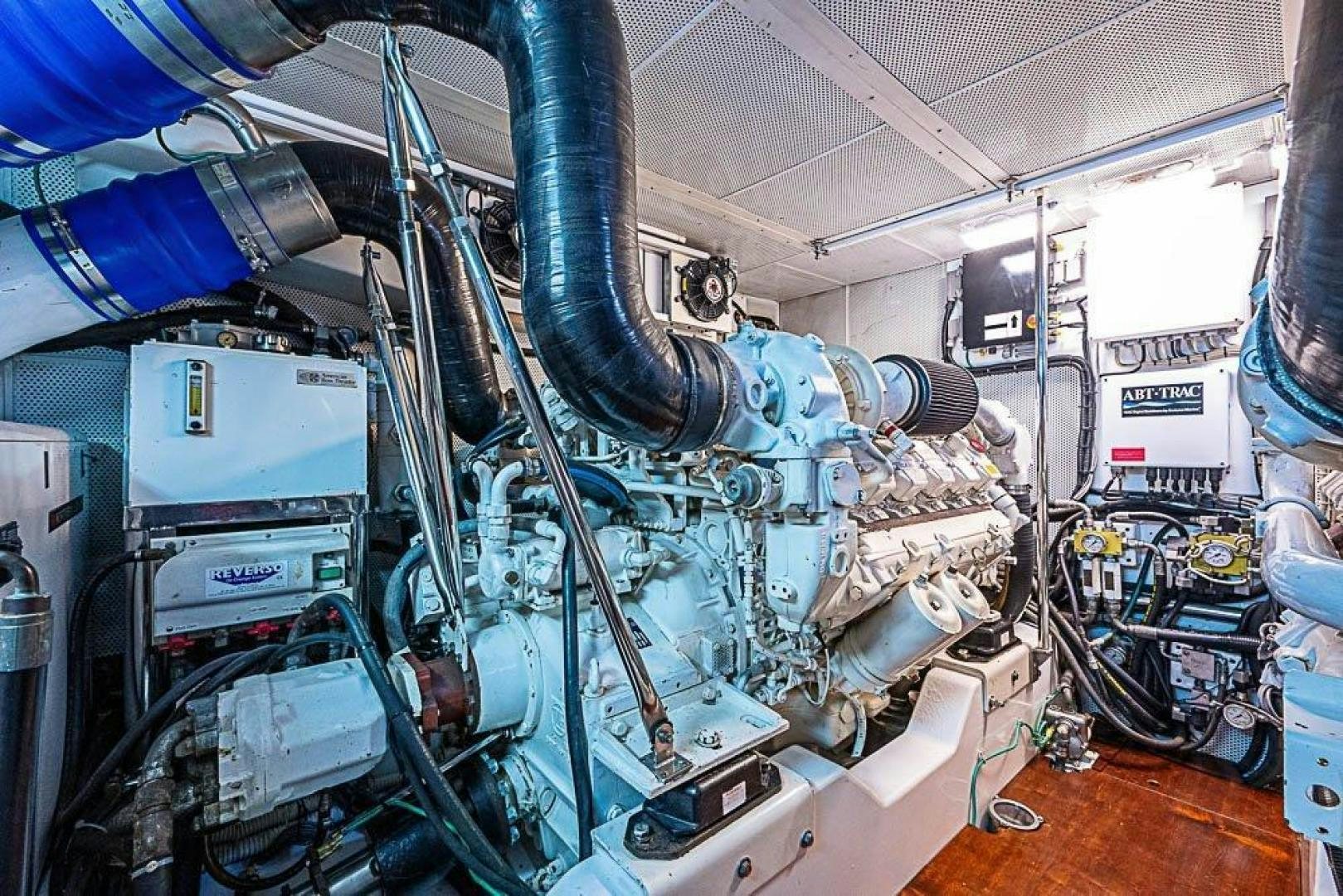 a large machine with many wires aboard NAMHARA Yacht for Sale