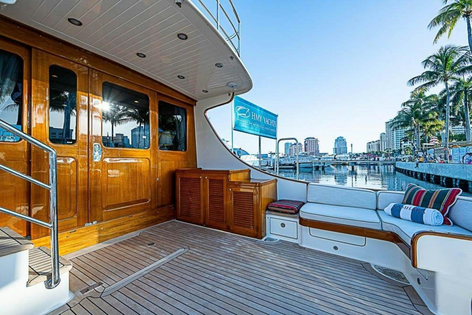 a boat on the water aboard NAMHARA Yacht for Sale