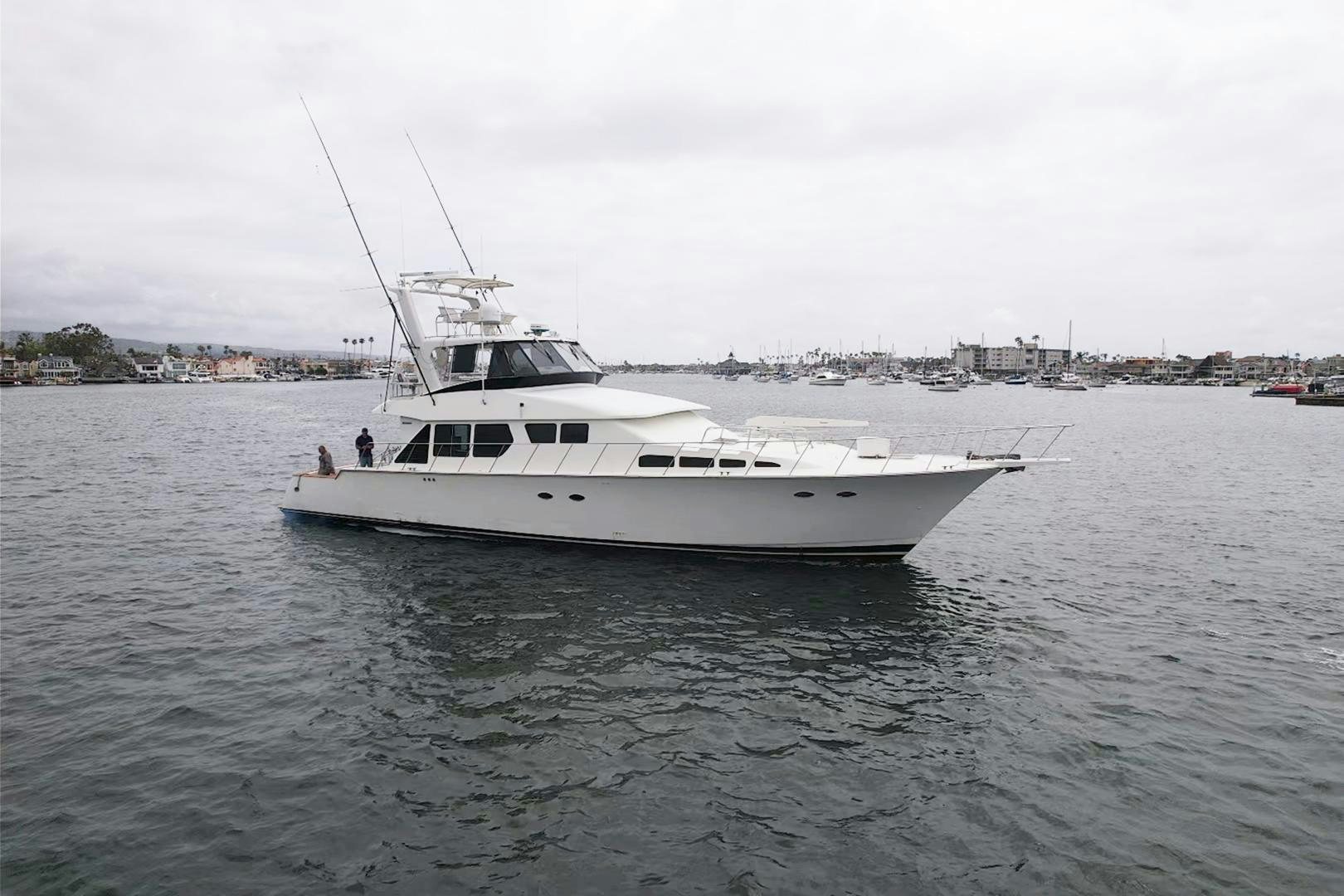 a boat in the water aboard WANDERLUST Yacht for Sale