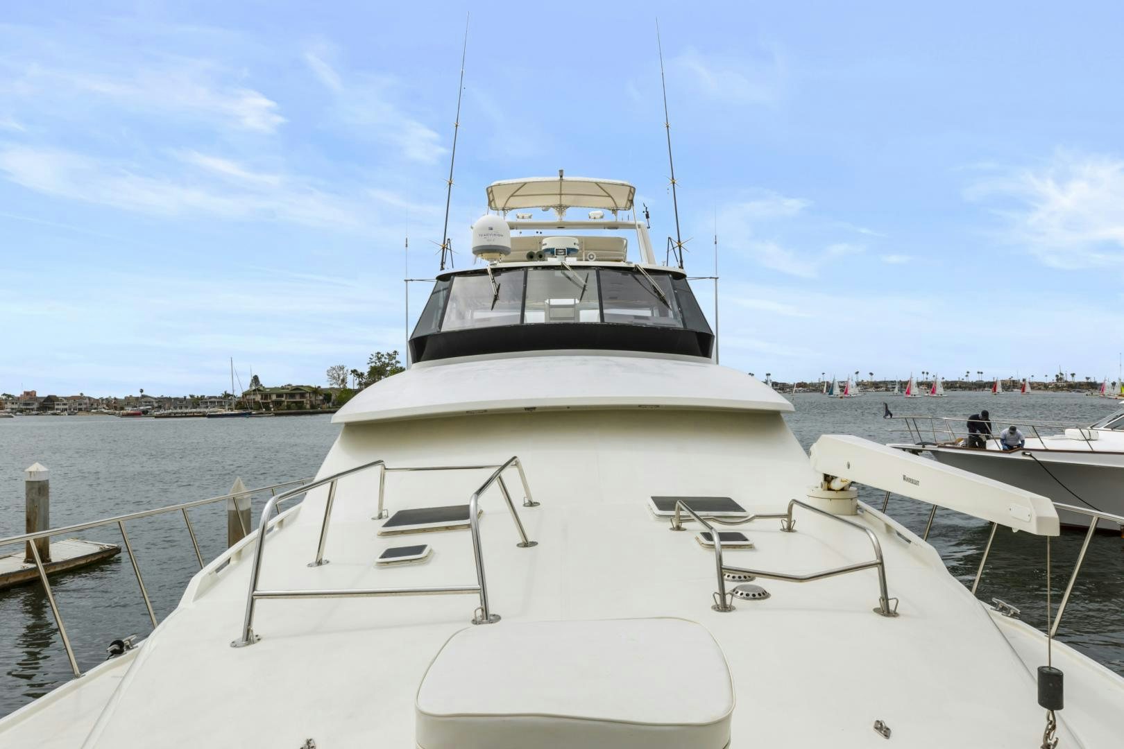 a boat on a body of water aboard WANDERLUST Yacht for Sale