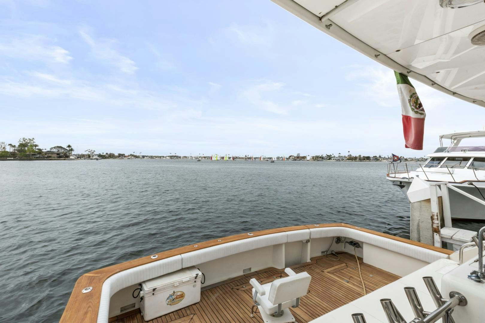 a boat on the water aboard WANDERLUST Yacht for Sale