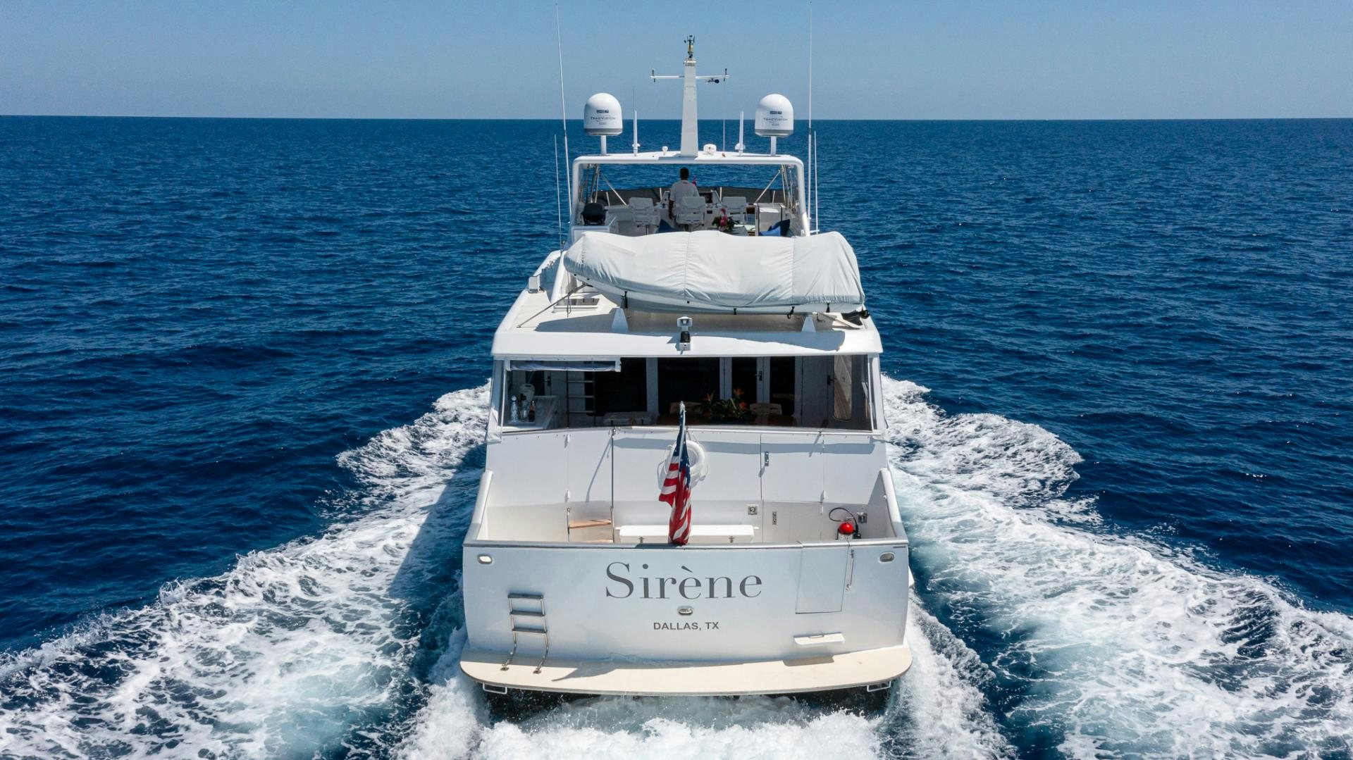 a boat on the water aboard SIRENE Yacht for Sale