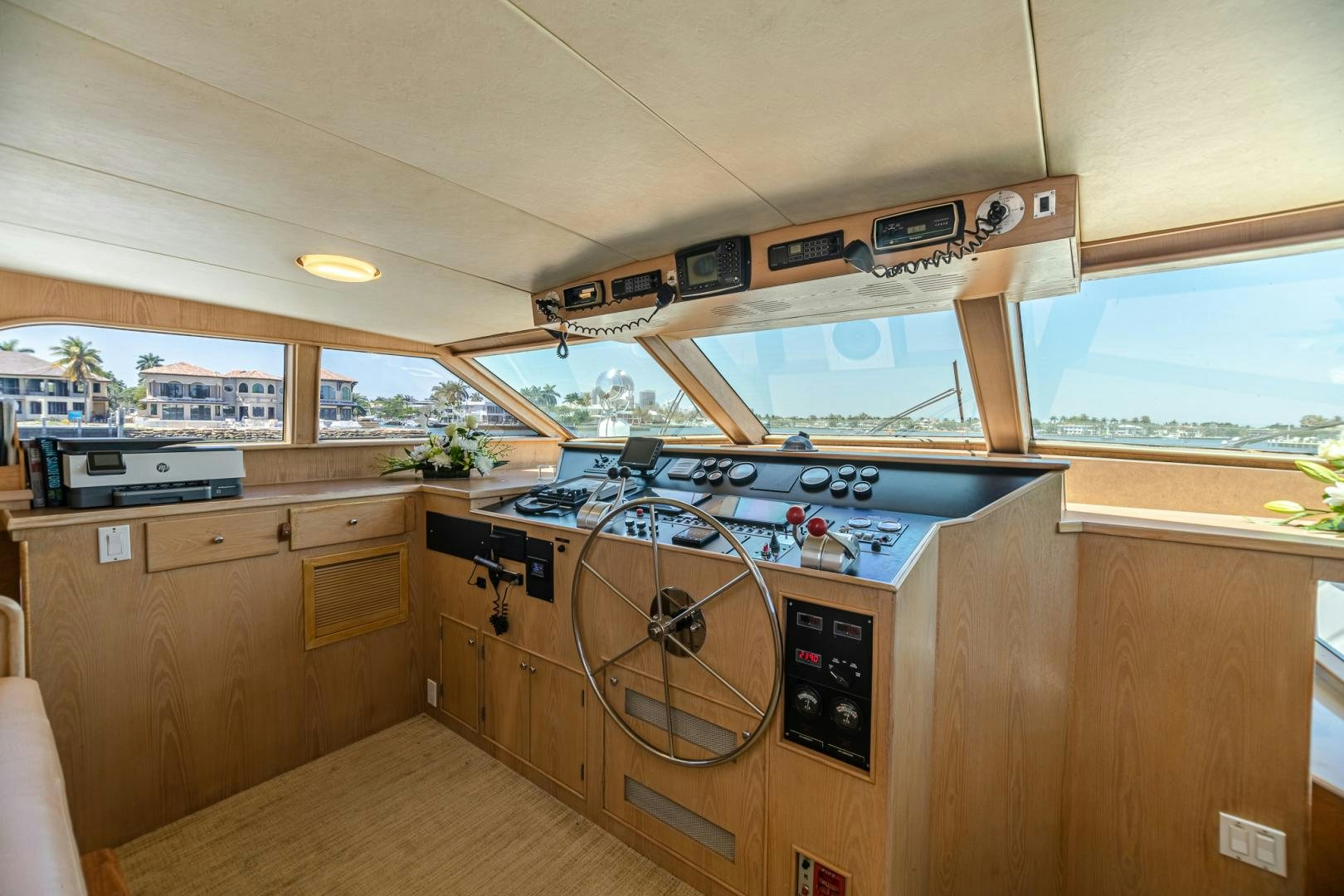 a large room with a machine aboard SIRENE Yacht for Sale