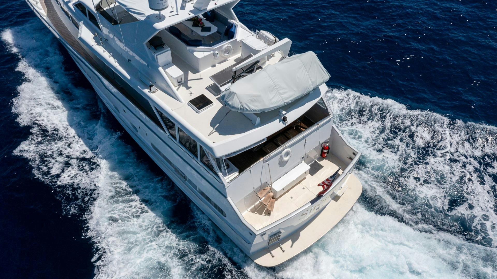 a boat on the water aboard SIRENE Yacht for Sale