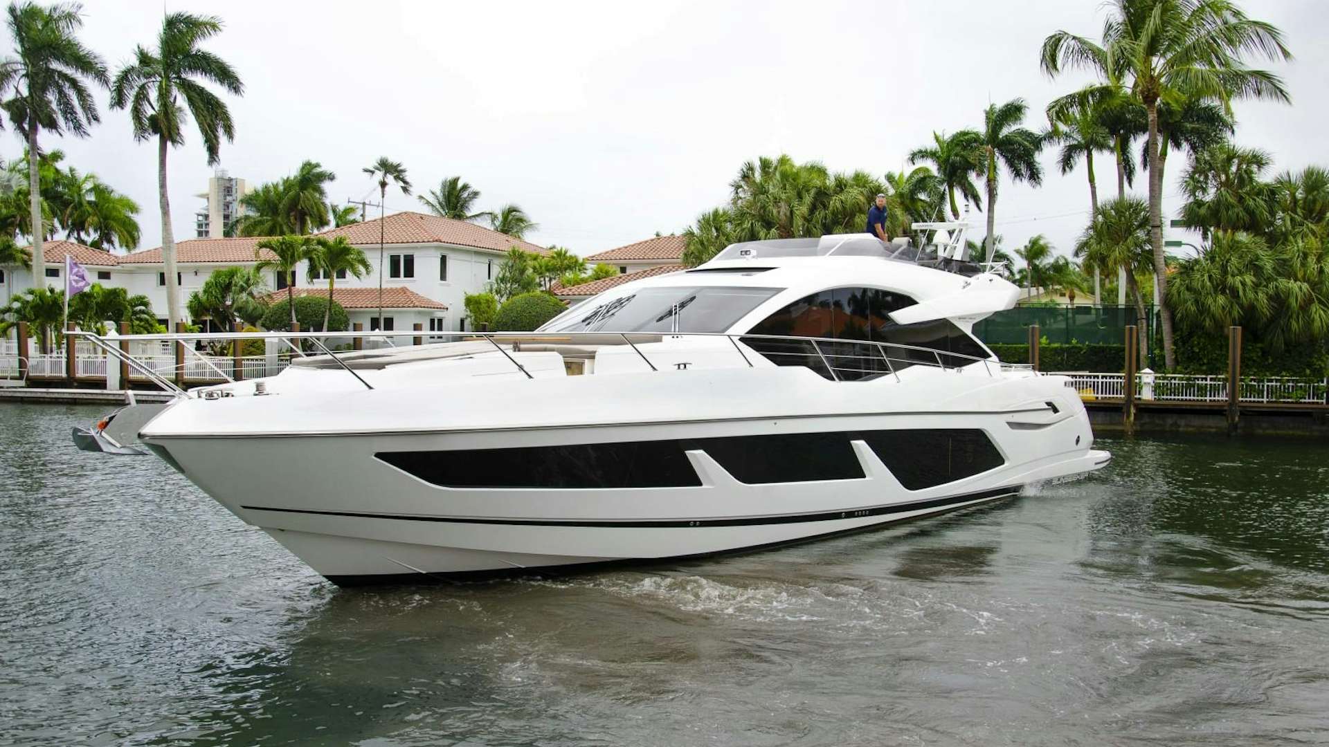 a boat on the water aboard DOUBLE OR NOTHING Yacht for Sale