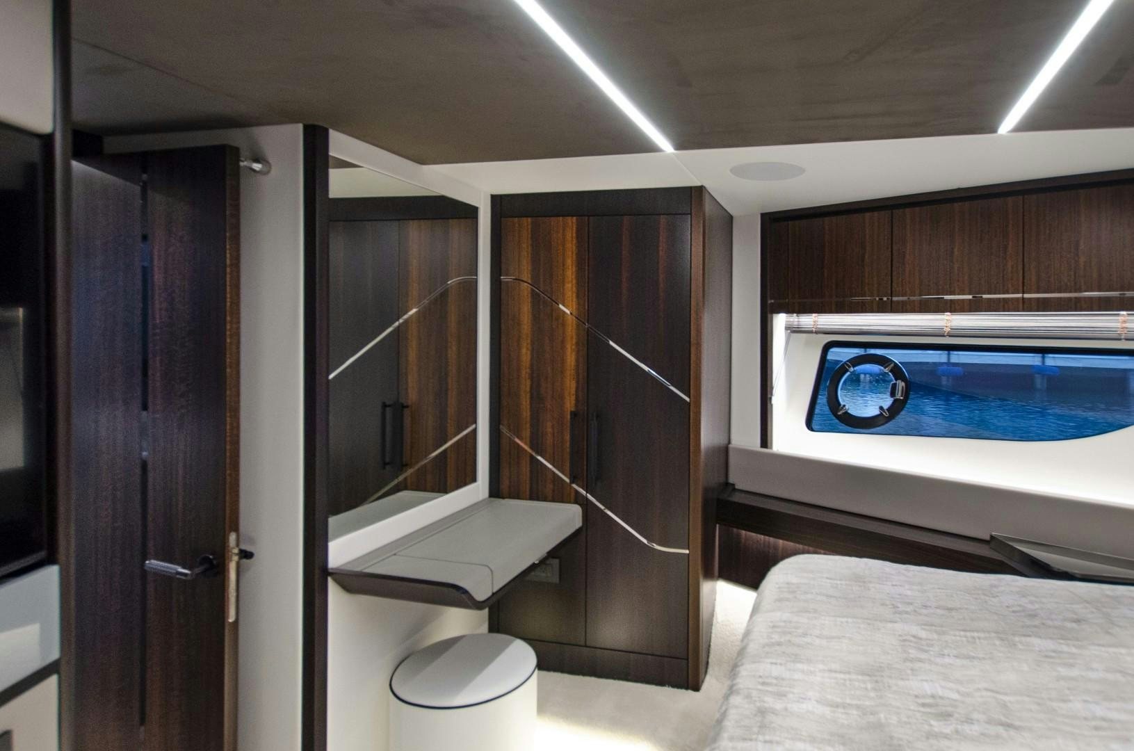 a room with a bed and a slide aboard DOUBLE OR NOTHING Yacht for Sale