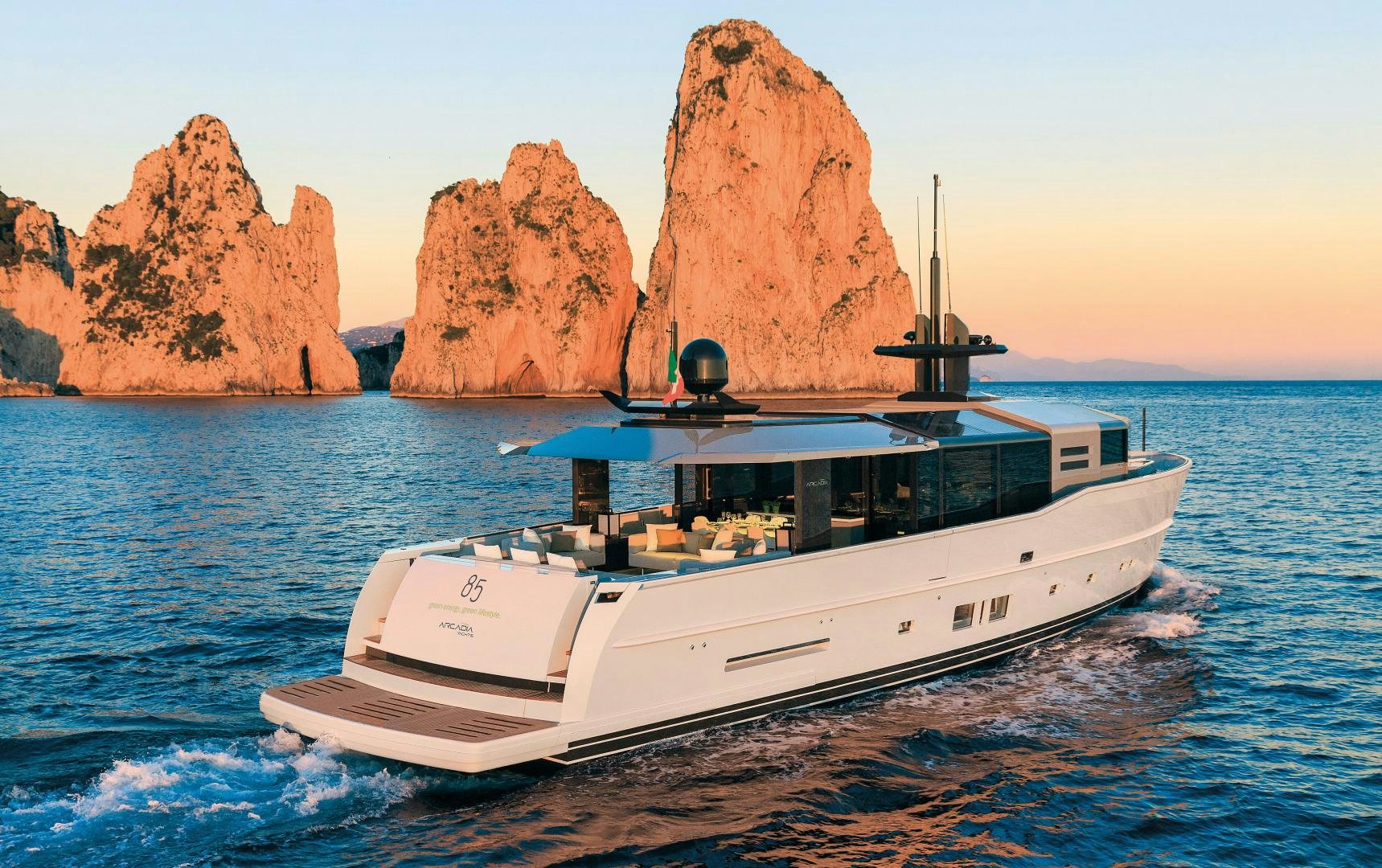 a boat in the water aboard BOOMSHAKALAKA Yacht for Sale