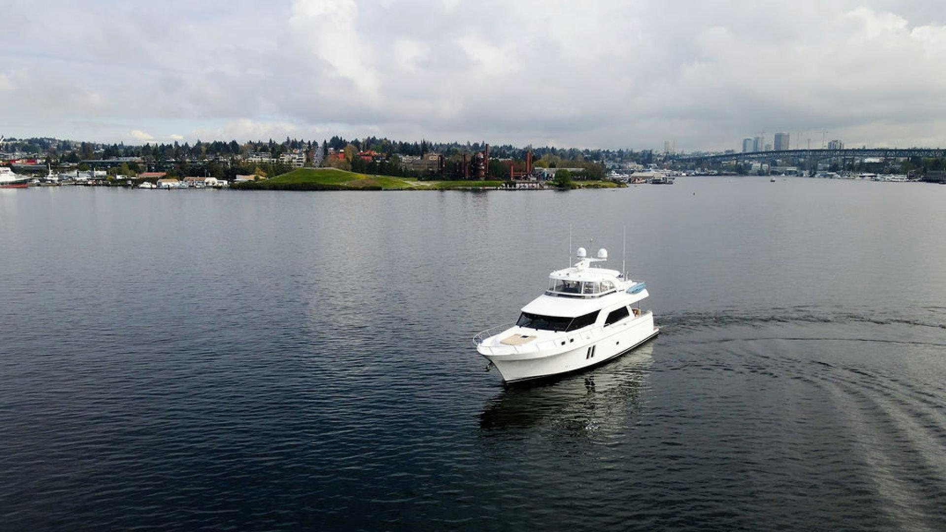 a boat in the water aboard JEANNE SEA QUA Yacht for Sale