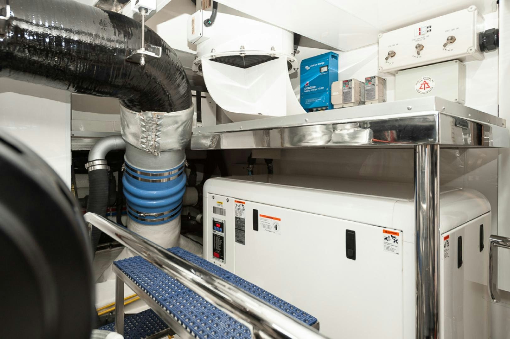 close-up of a machine aboard JEANNE SEA QUA Yacht for Sale