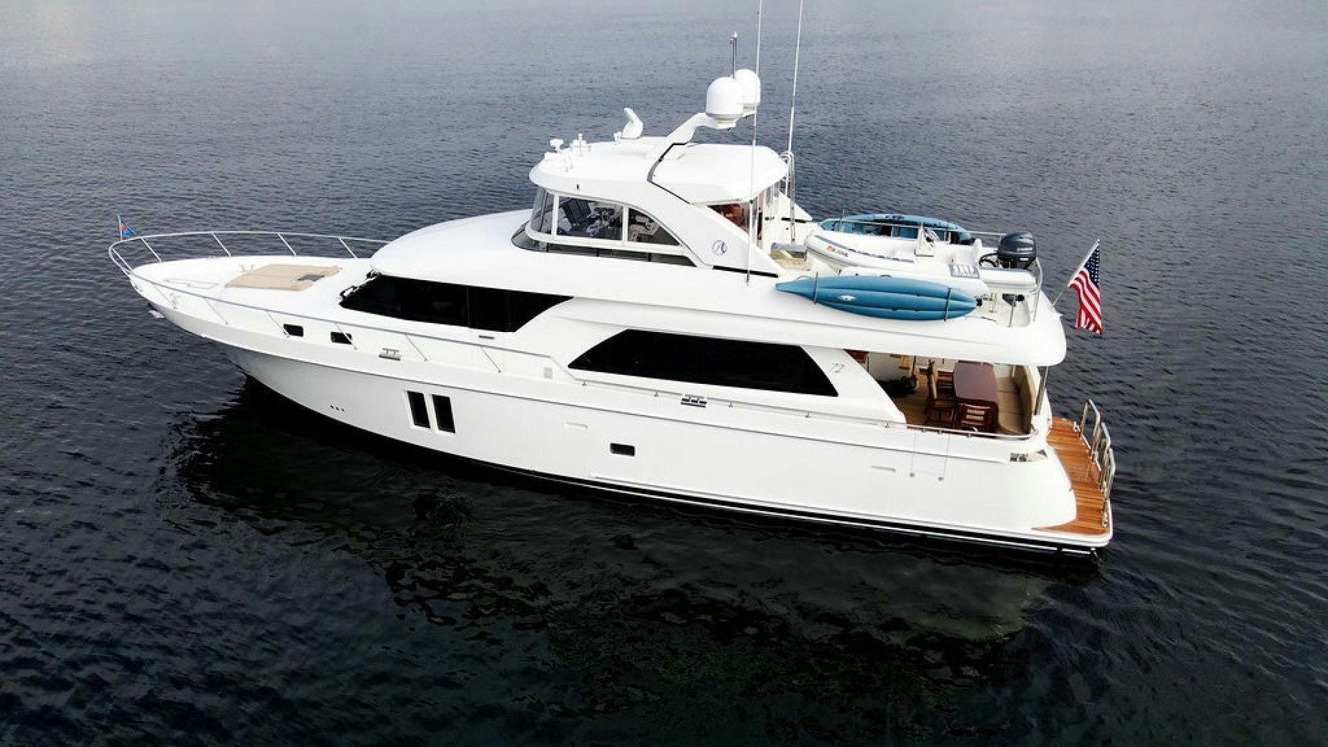 a white yacht on the water aboard JEANNE SEA QUA Yacht for Sale