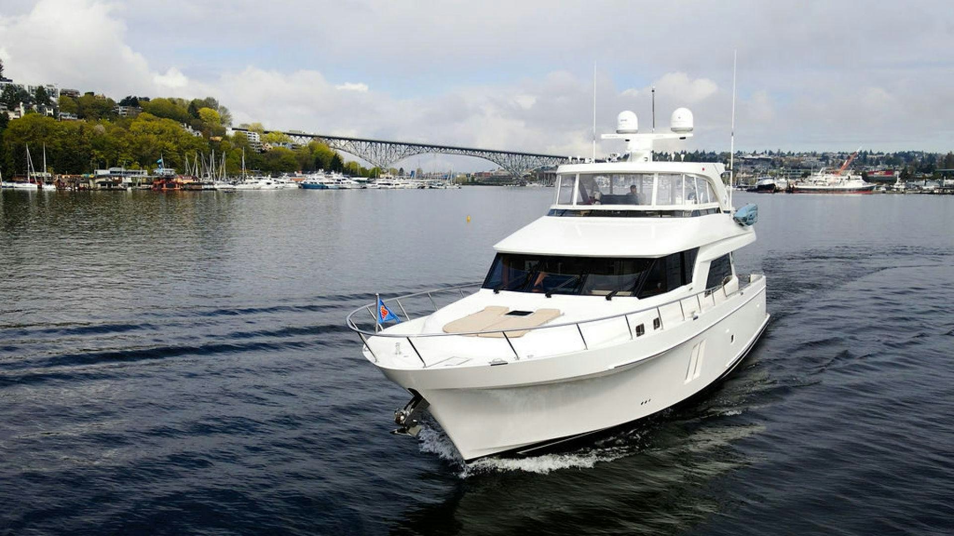 a boat on the water aboard JEANNE SEA QUA Yacht for Sale