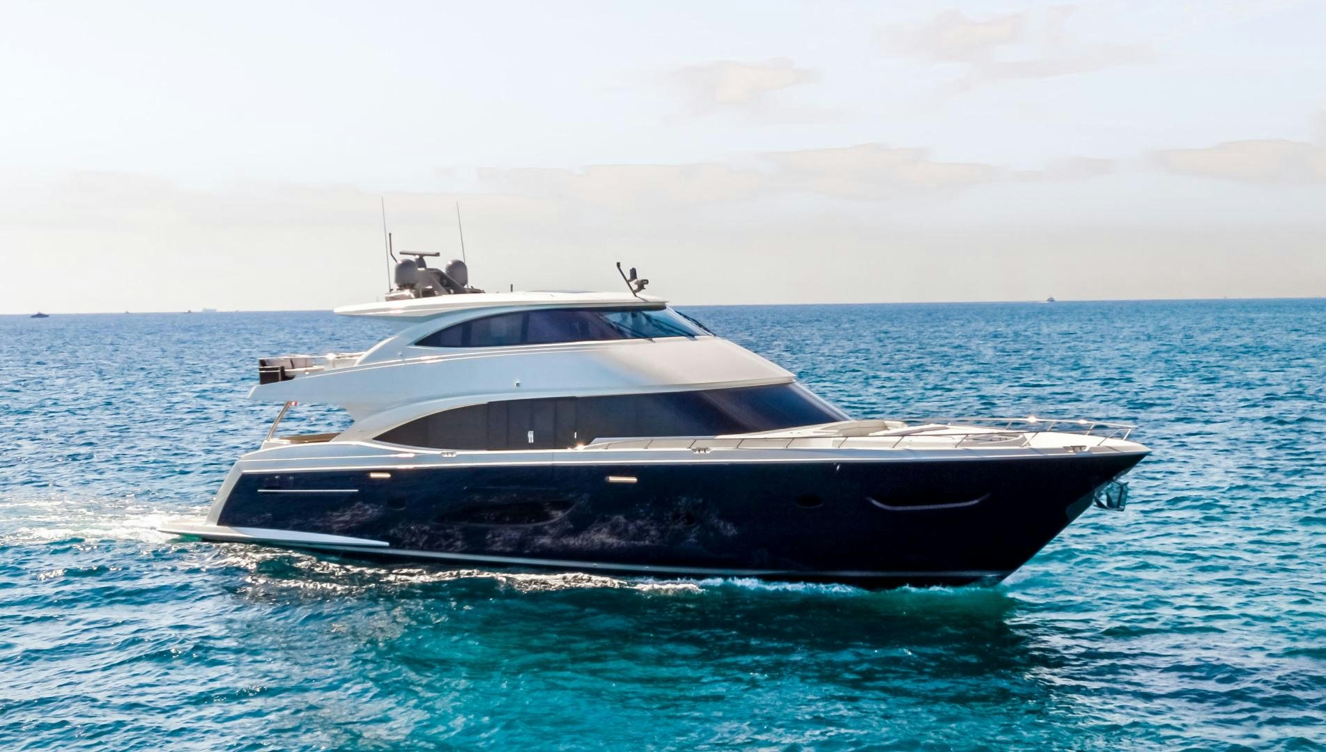 a boat in the water aboard INDIGO Yacht for Sale