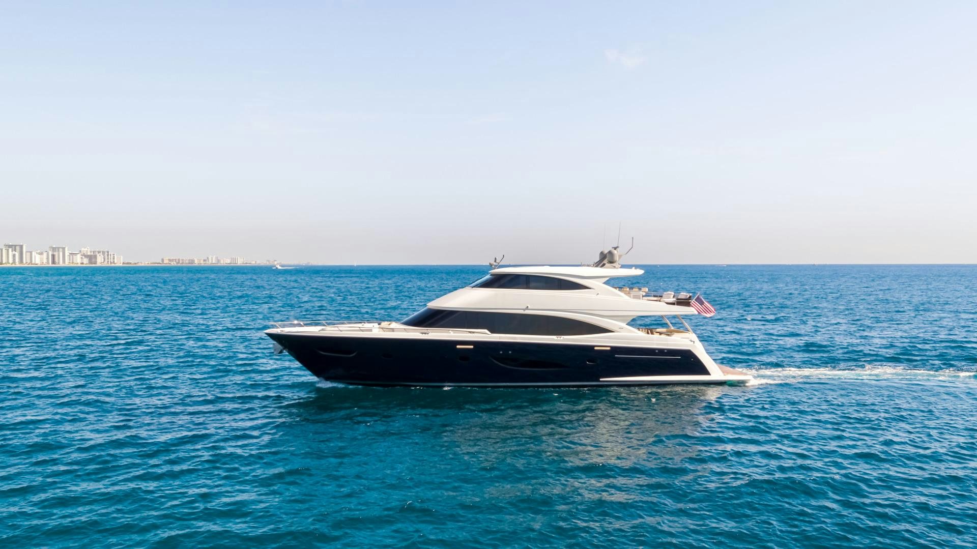 a boat in the water aboard INDIGO Yacht for Sale