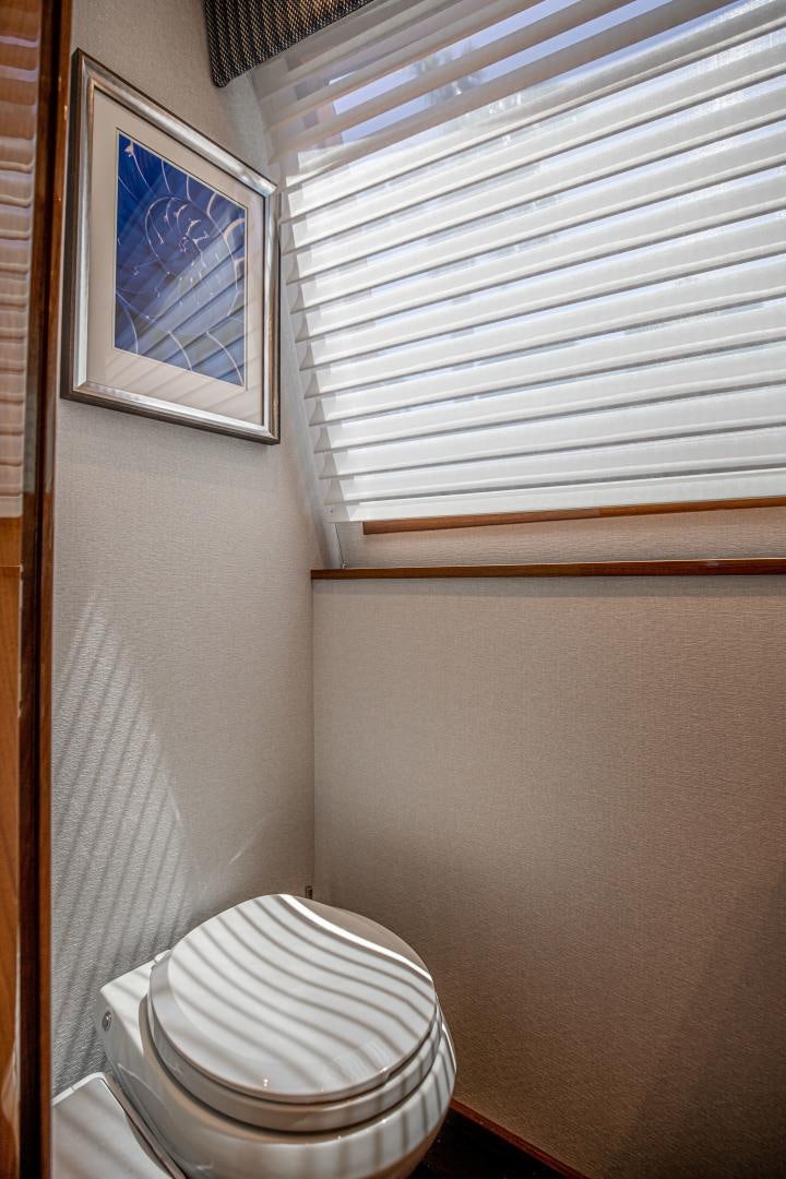 a picture frame is on a wall aboard INDIGO Yacht for Sale