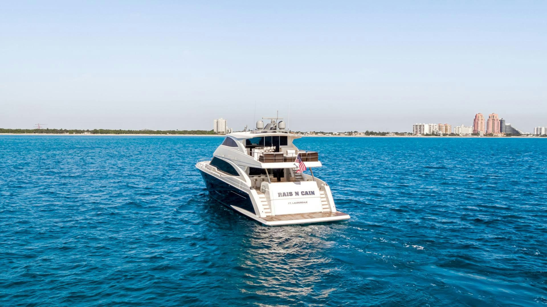 a boat in the water aboard INDIGO Yacht for Sale