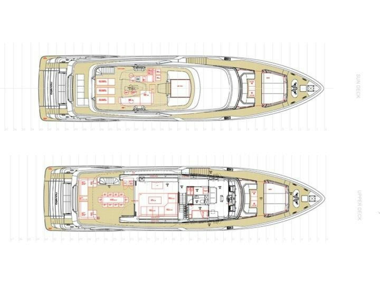 diagram aboard GIOIA Yacht for Sale