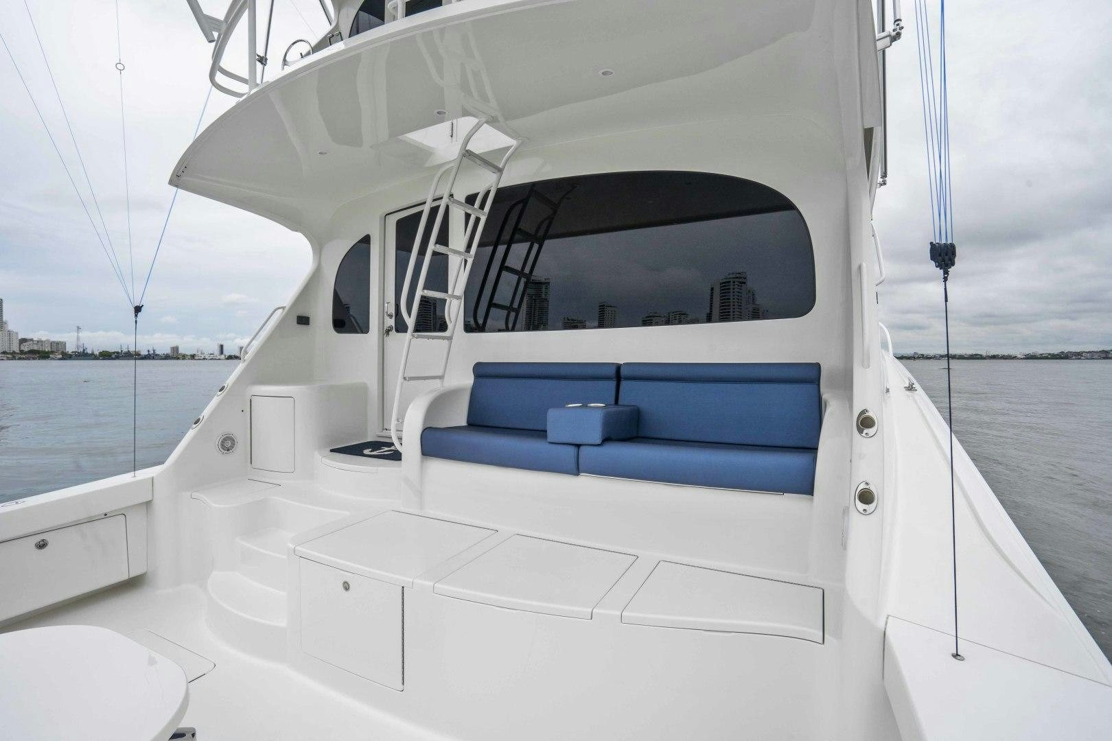 a boat on the water aboard LAST CALL Yacht for Sale