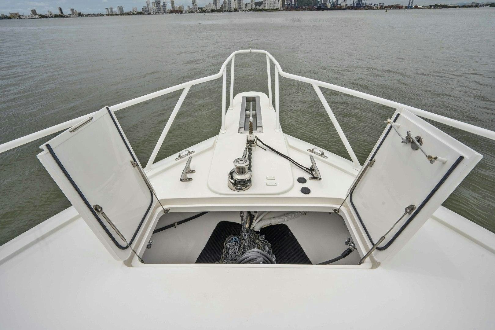 a boat on the water aboard LAST CALL Yacht for Sale