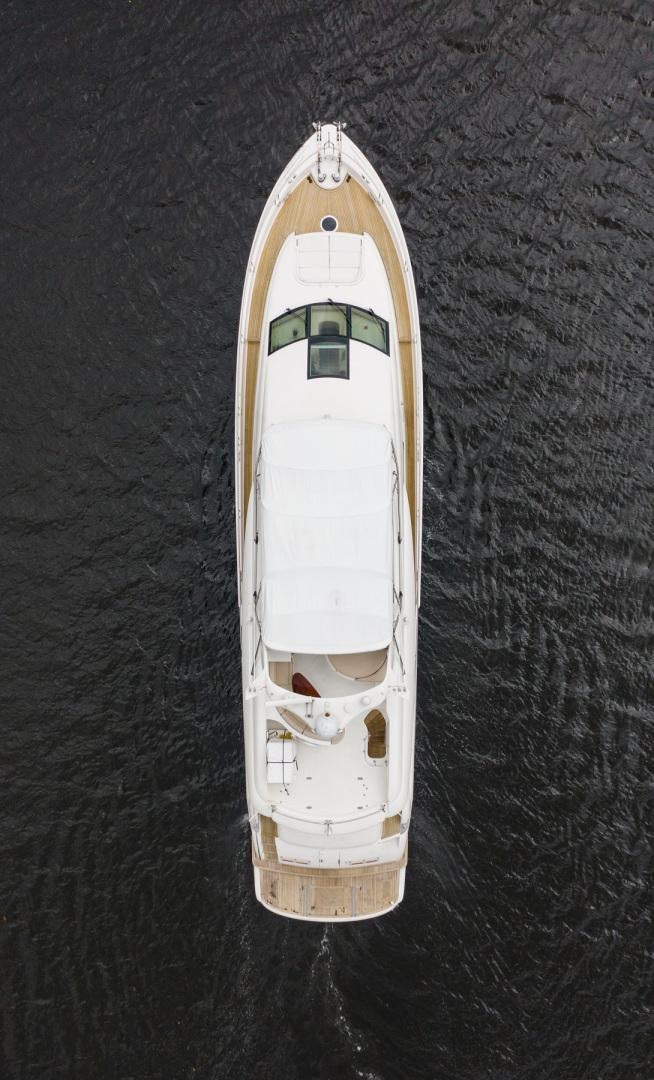 a snowboard on a black surface aboard 26 NORTH Yacht for Sale