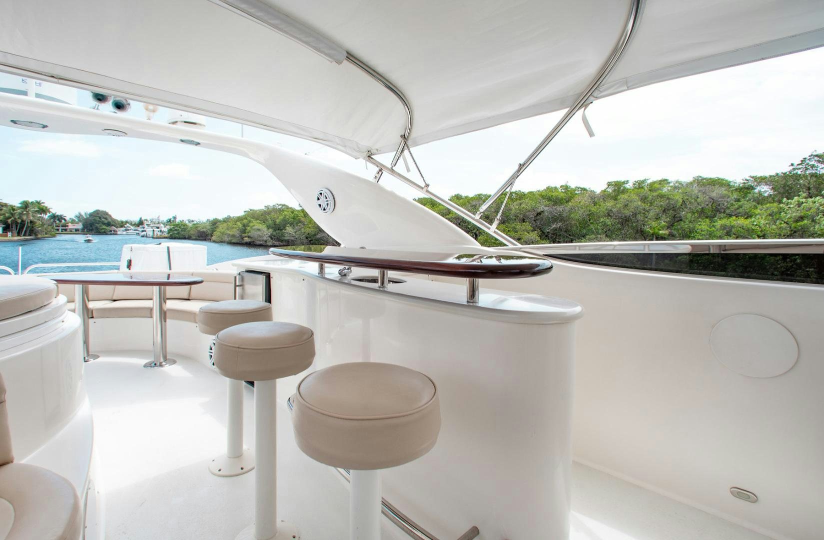 a piano on a boat aboard 26 NORTH Yacht for Sale