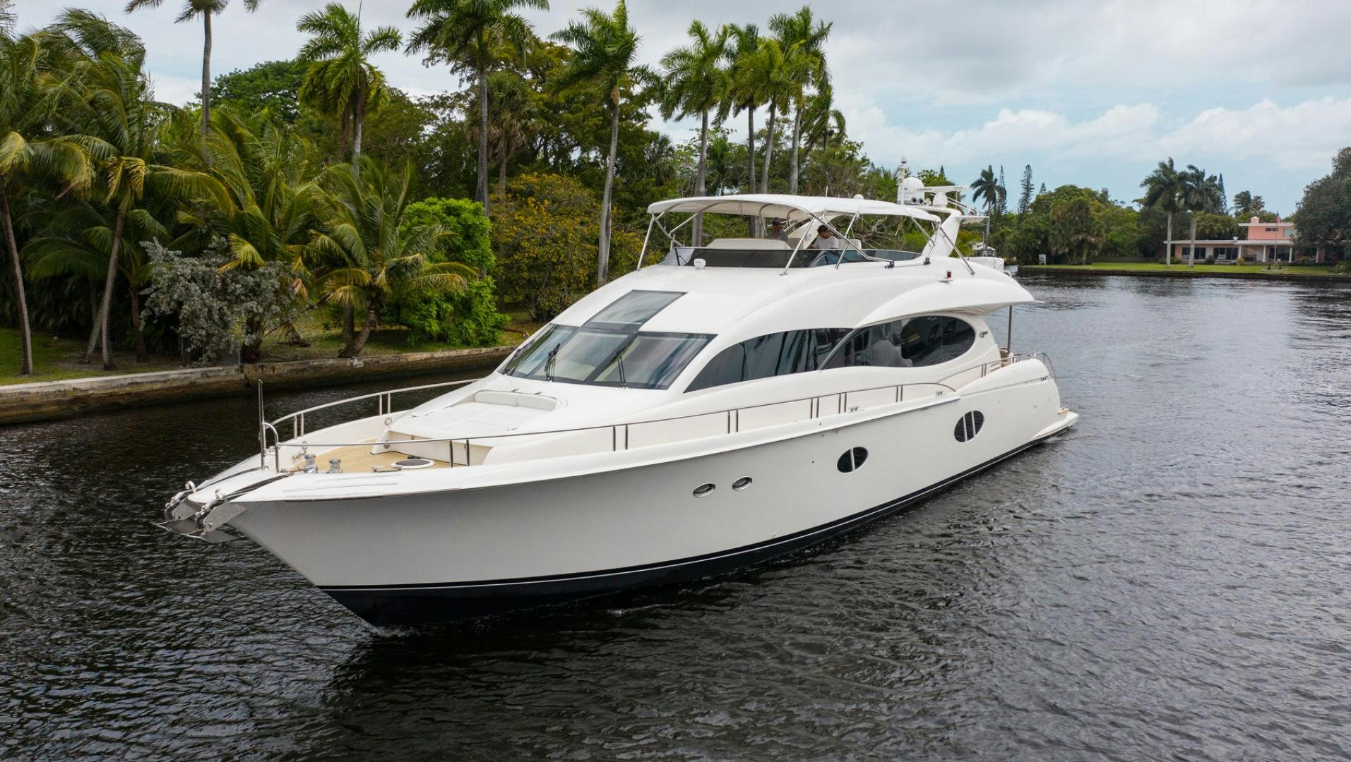 a white boat on the water aboard 26 NORTH Yacht for Sale