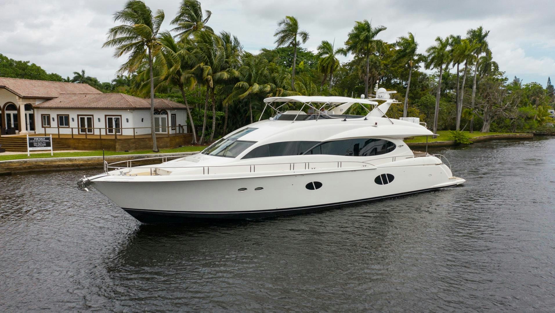 a white boat on water aboard 26 NORTH Yacht for Sale
