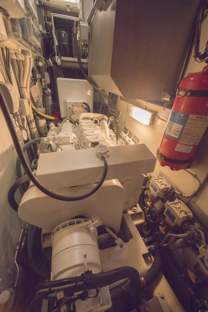 a room with a lot of clutter aboard GREY GOOSE Yacht for Sale