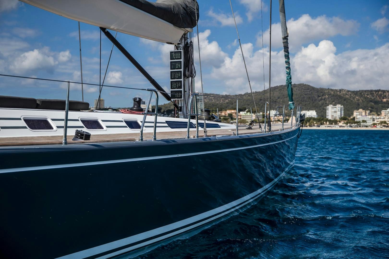 a boat on the water aboard GREY GOOSE Yacht for Sale