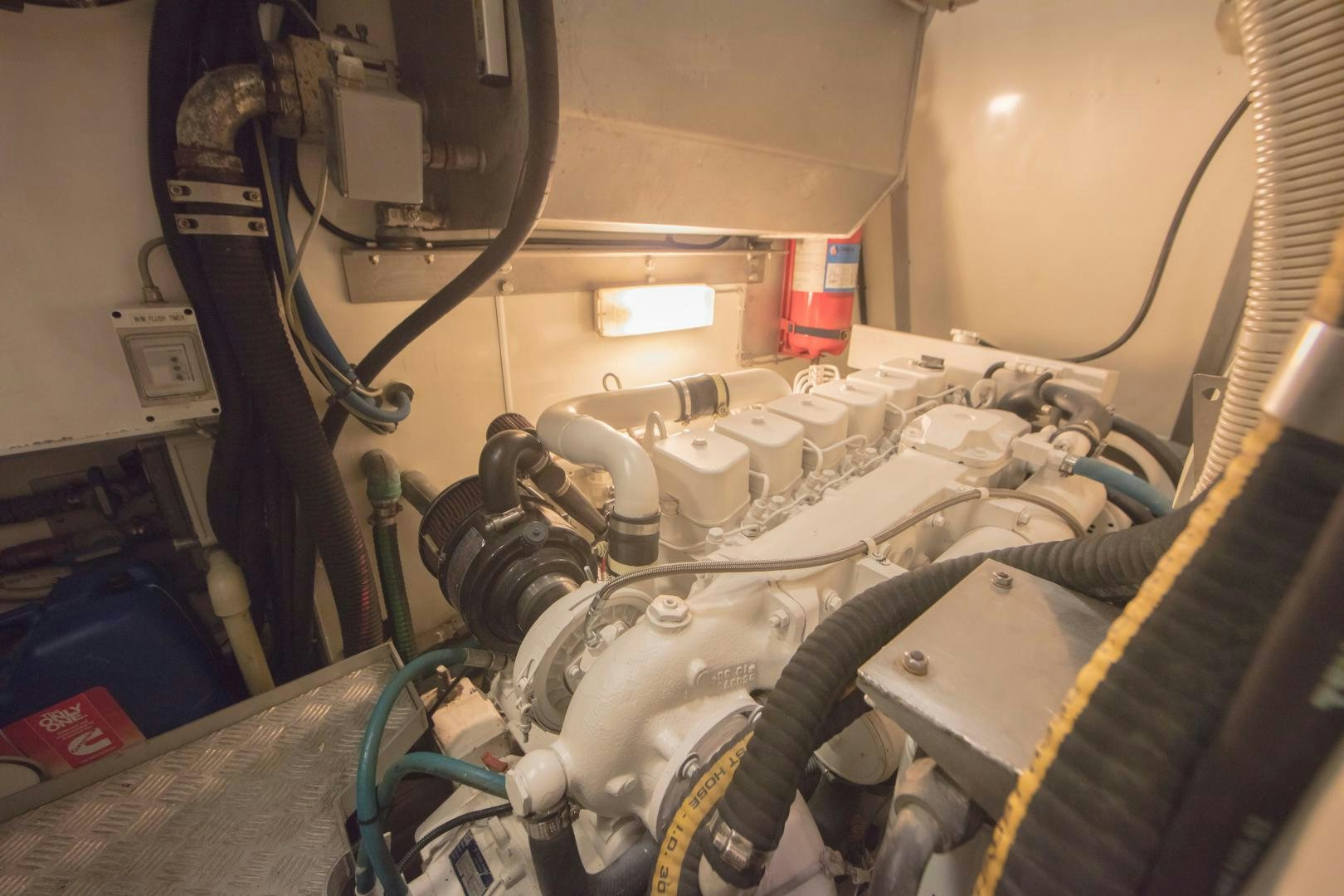 a machine with wires aboard GREY GOOSE Yacht for Sale
