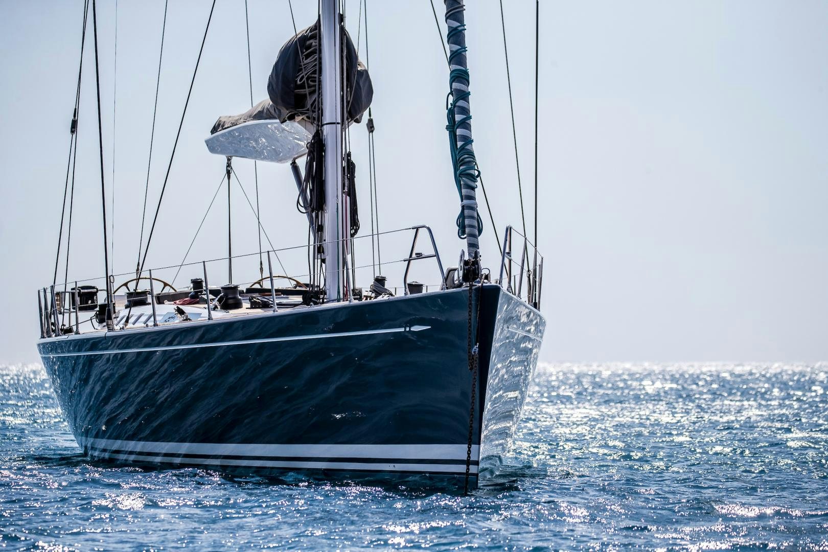 a boat in the water aboard GREY GOOSE Yacht for Sale