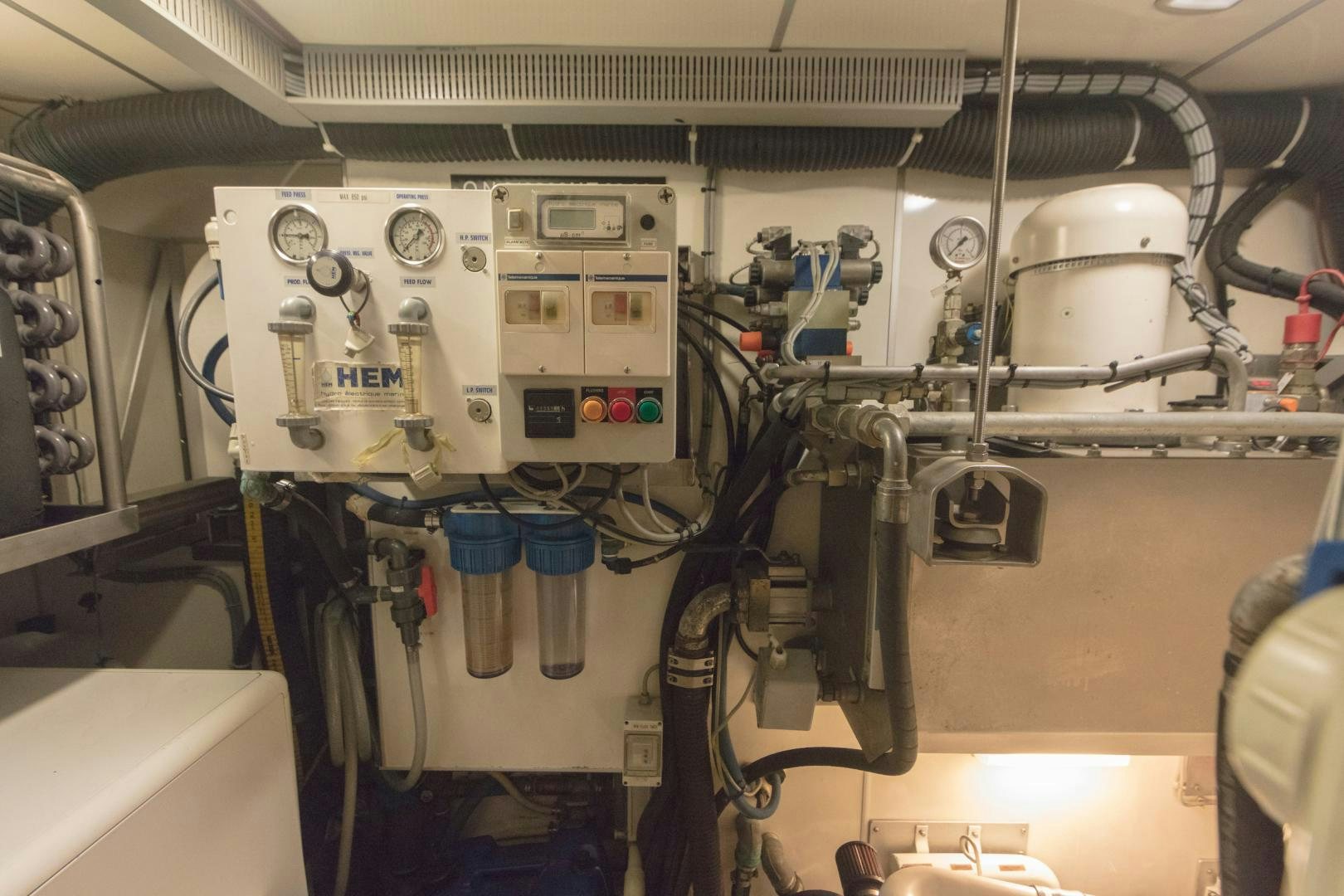 a machine with wires aboard GREY GOOSE Yacht for Sale