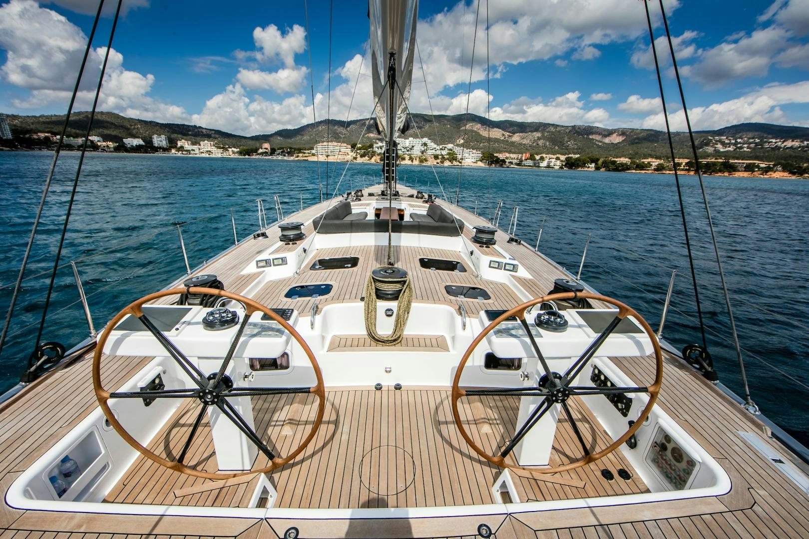 a boat on the water aboard GREY GOOSE Yacht for Sale