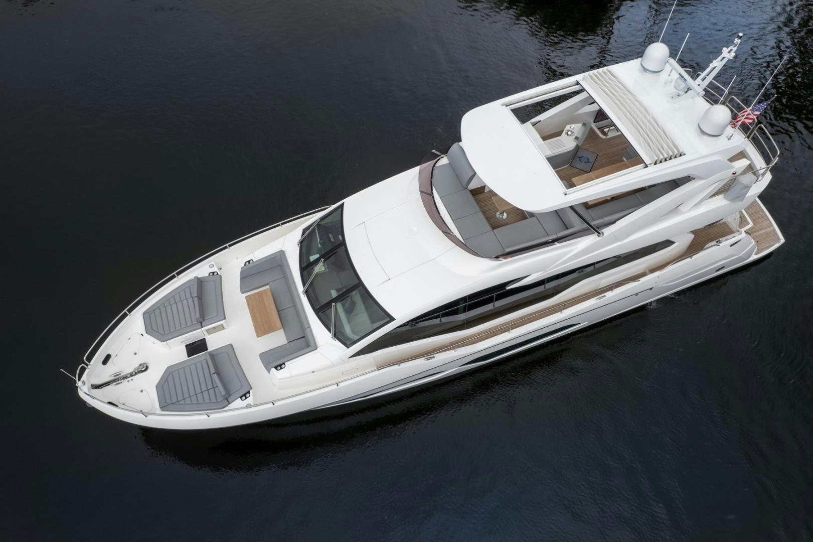a boat on the water aboard TEMPUS FUGIT Yacht for Sale