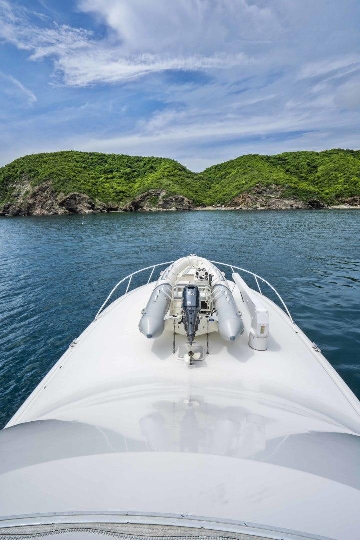 a boat on the water aboard TRANQUILO Yacht for Sale