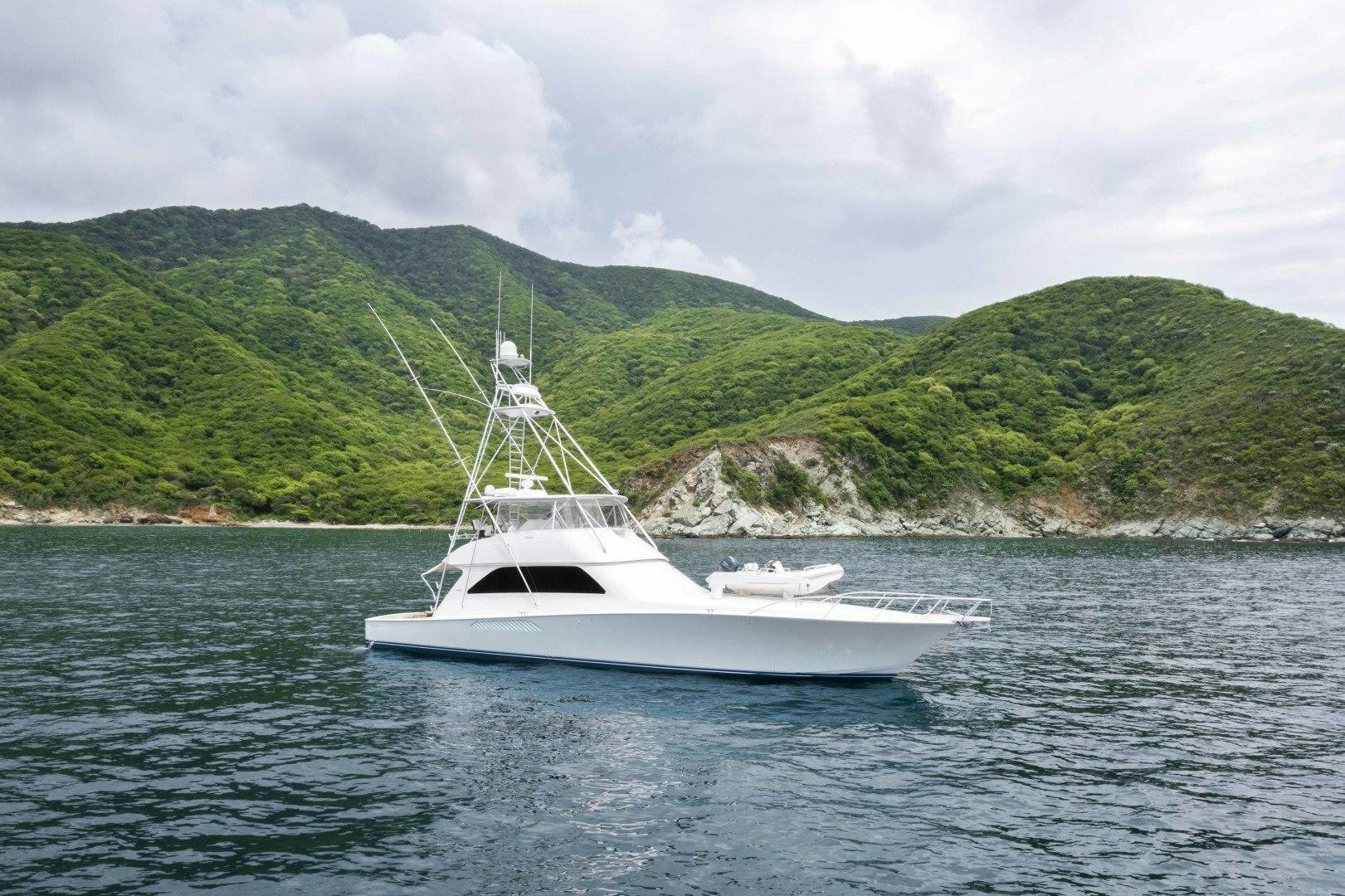 a boat on the water aboard TRANQUILO Yacht for Sale