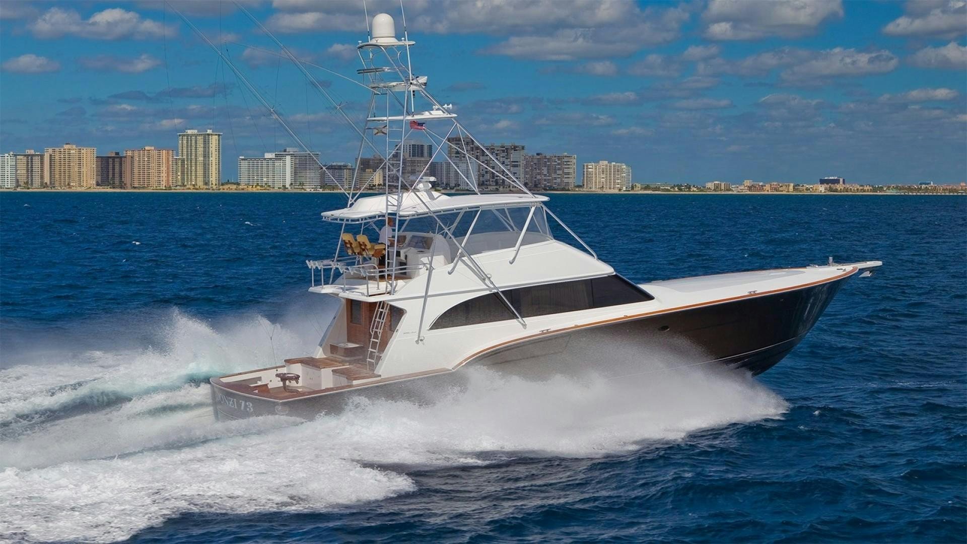 a boat on the water aboard ONE MORE DAY Yacht for Sale