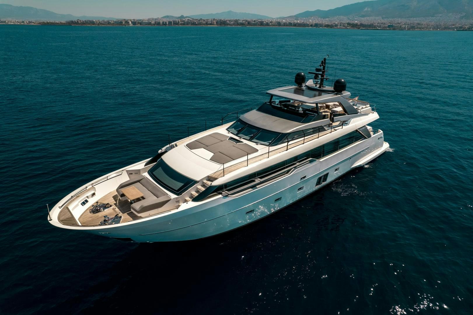 a boat in the water aboard ACE Yacht for Sale
