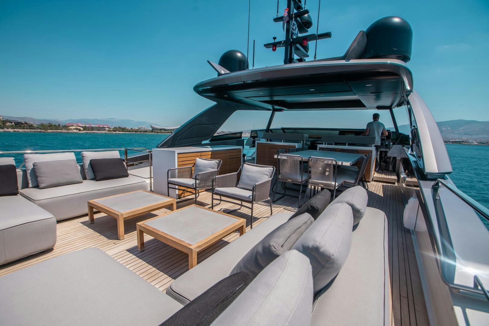 a boat on the water aboard ACE Yacht for Sale