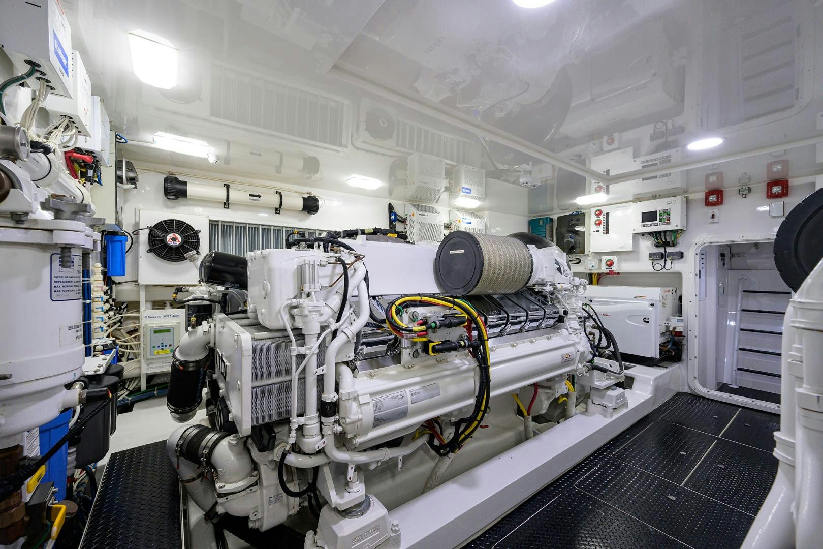 a room with machinery aboard SET IN MY WAVES Yacht for Sale