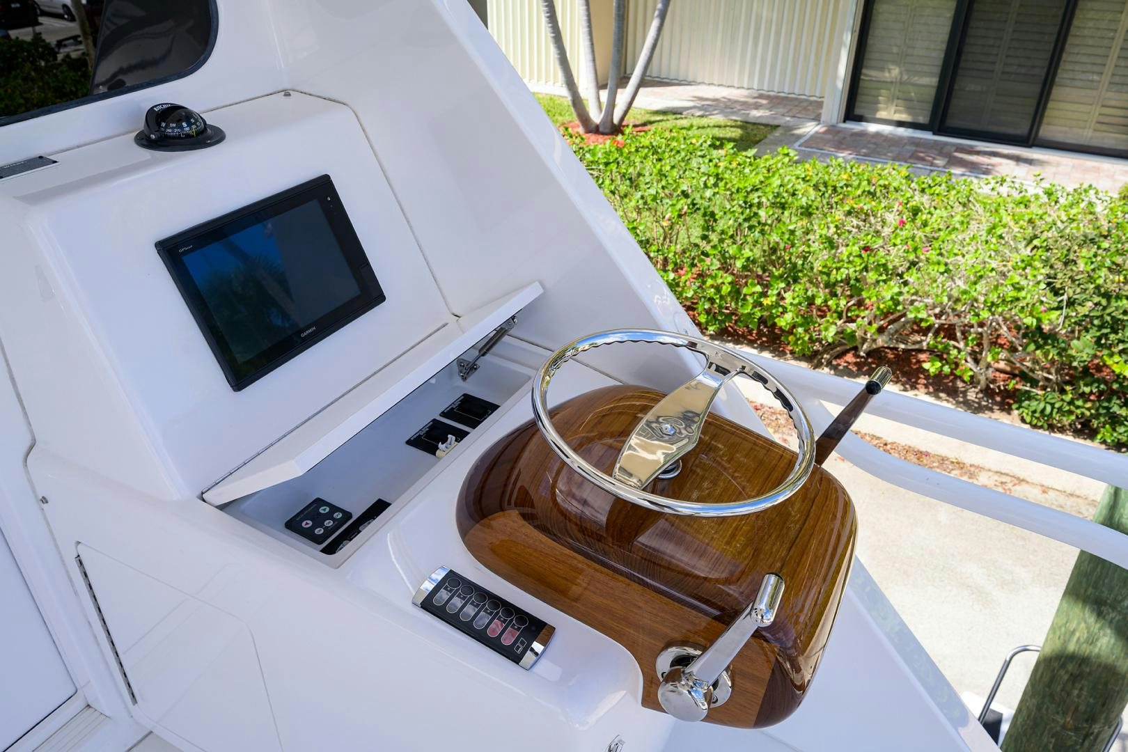 a wood stove with a pot on top of it aboard SET IN MY WAVES Yacht for Sale