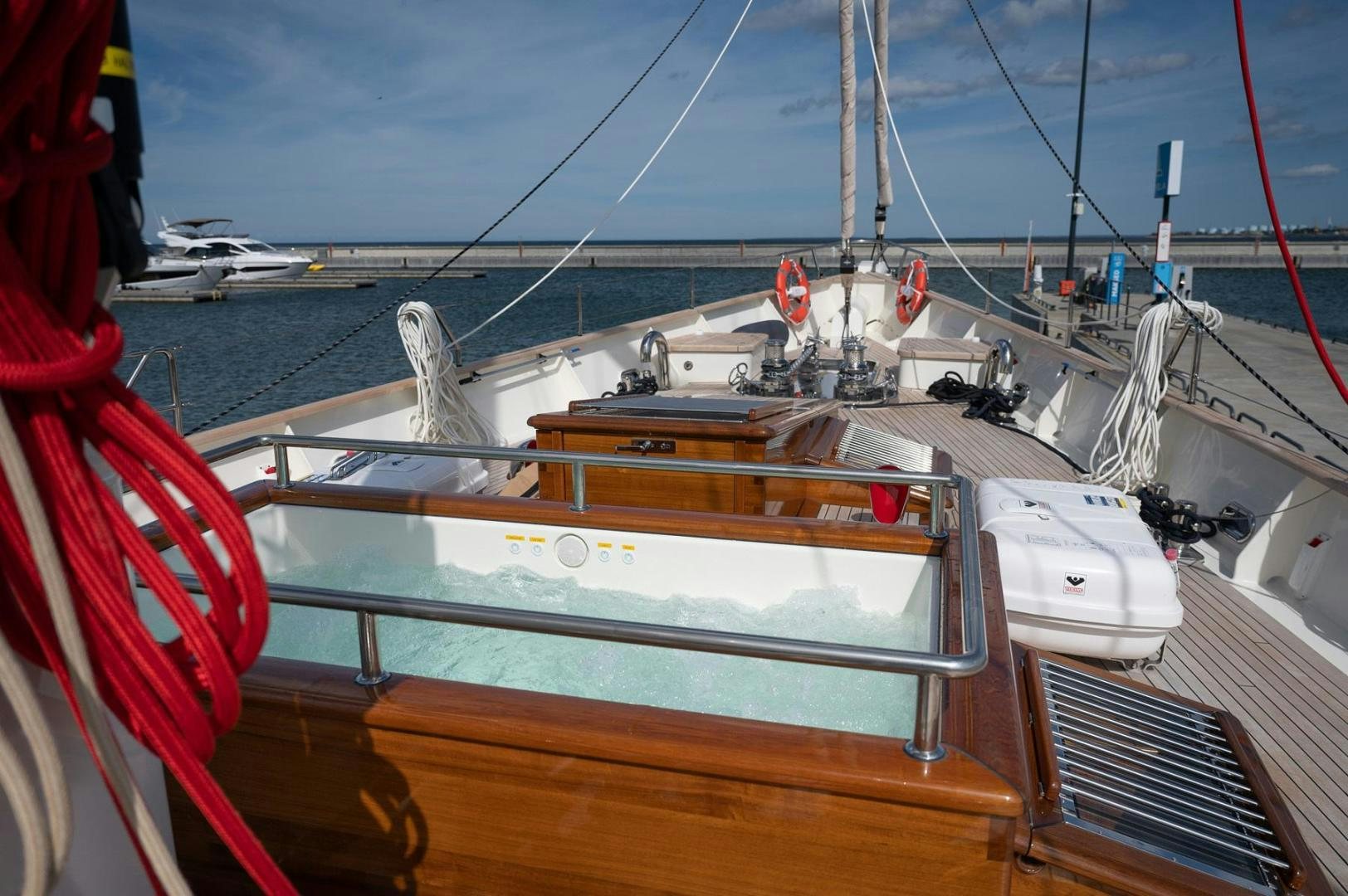 a boat on the water aboard MELODY Yacht for Sale